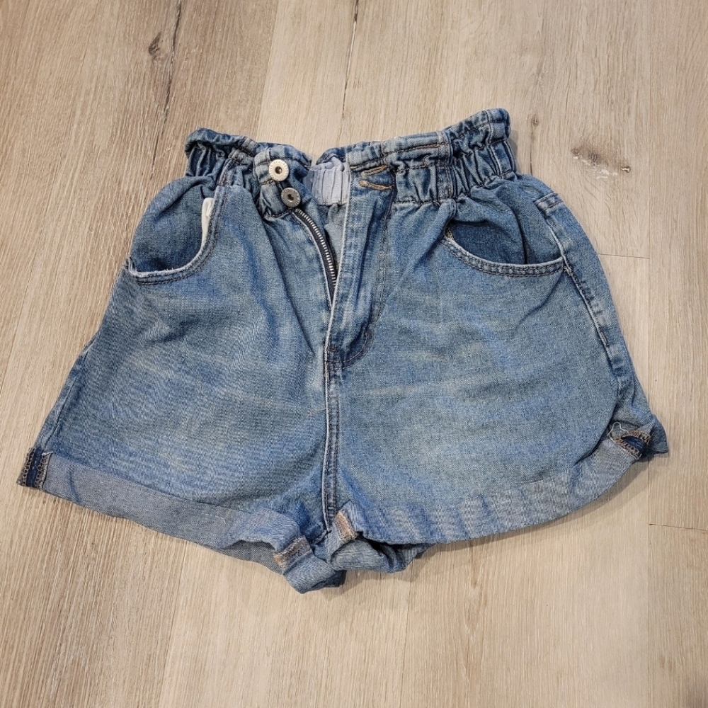 Cotton On Paperbag Short Jean Shorts - Sz 4